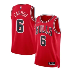 Alex Caruso Authentique Chicago Bulls Nike Unisex Swingman Jersey Icon Edition Red - Vêtement de fan emblématique - Montrez votre amour pour l'équipe
