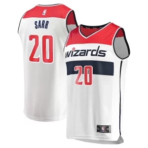 Alexandre Sarr Washington Uniques Wizards Youth Fast Break Replica Player Jersey Association Edition White - Fait à la main - Un produit unique et de qualité