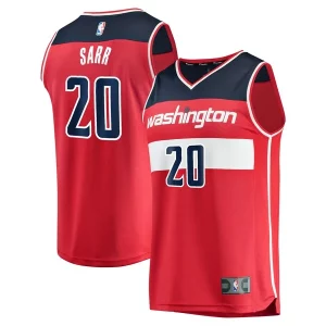 Alexandre Sarr Washington Wizards Fast Break Replica Player Jersey Icon Edition Red Notable - Idéal pour les collectionneurs - Qualité premium garantie