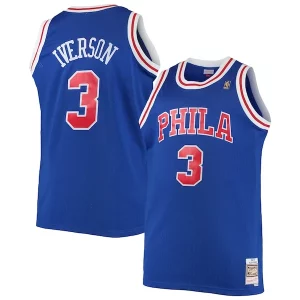 Allen Iverson Philadelphia 76ers 1996/97 Big & Élégant Tall Hardwood Classics Swingman Jersey Royal/Black/Red/White - Garantie satisfaction - Si vous n'êtes pas satisfait