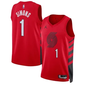 Anfernee Simons Portland Trail Blazers Jordan Brand Unisex Swingman Jersey Tendance Statement Edition Red - Maillot de marque reconnue - Faites confiance à la qualité