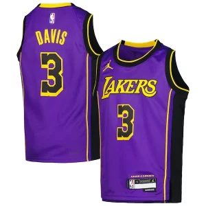Anthony Davis Los Angeles Lakers Jordan Brand Youth Swingman Jersey Magnifique Statement Edition Purple - Idéal pour les collectionneurs - Qualité premium garantie