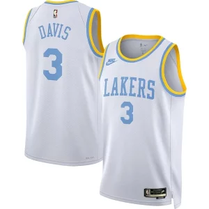 Anthony Davis Los Angeles Lakers Nike Swingman Jersey Bold Classic Edition White - Nouvelle arrivée - Êtes-vous prêt pour la saison ?