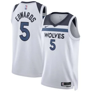 Anthony Edwards Minnesota Timberwolves Nike Unisex Swingman Jersey Association Edition Splendide White - Design innovant - Écarte-vous du commun des mortels