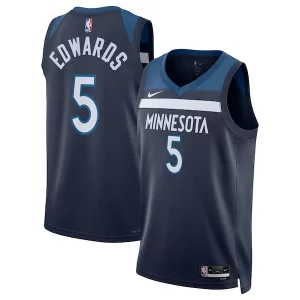 Anthony Edwards Minnesota Bold Timberwolves Nike Unisex Swingman Replica Jersey Icon Edition Navy - Fait à la main - Un produit unique et de qualité