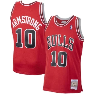 B. J. Armstrong Chicago Bulls 2001/02 Hardwood Classics Charming Swingman Jersey Red - Collectionner ce maillot rare - Augmentez la valeur de votre collection