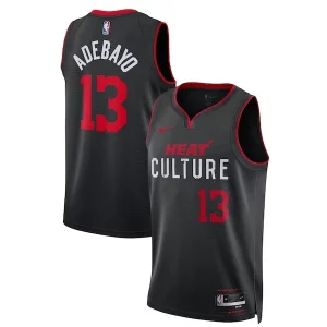 Bam Adebayo Miami Superbe Heat Nike Unisex 2023/24 Swingman Jersey Black City Edition - Collectionner ce maillot rare - Augmentez la valeur de votre collection
