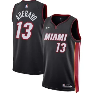 Bam Adebayo Miami Heat Nike Unisex Swingman Jersey Icon Edition Black Confortable - Stock limité - Commandez vite votre maillot exclusif