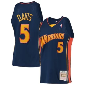 Baron Davis Golden State Warriors 2006/07 Hardwood Classics Swingman Jersey Splendide Navy - Maillot de collection - Un bijou pour les amateurs