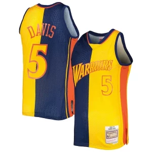 Baron Davis Golden State Warriors Hardwood Classics 2006/07 Prime Split Swingman Jersey Navy/Gold - Dernières unités - Ne manquez pas cette opportunité