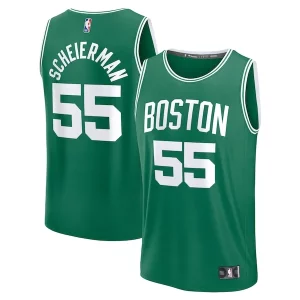 Baylor Scheierman Boston Celtics 2024 NBA Draft Fast Break Admirable Player Jersey Icon Edition Kelly Green - Maillot de marque reconnue - Faites confiance à la qualité