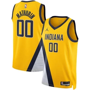 Bennedict Mathurin Indiana Pacers Jordan Brand Unisex Swingman Jersey Charming Statement Edition Gold - Maillot de marque reconnue - Faites confiance à la qualité