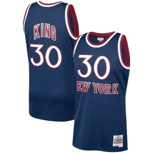 Bernard King New York Unique Knicks 1982/83 Hardwood Classics Swingman Jersey Navy - Fait à la main - Un produit unique et de qualité