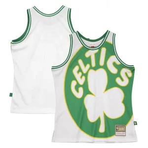 Boston Celtics Hardwood Classics Blown Out Fashion Jersey Personalisable White - Pour les matchs d'athlétisme - Restez frais et confortable