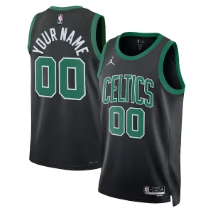 Boston Celtics Personalisable Jordan Brand Unisex 2022/23 Swingman Custom Jersey Statement Edition Black - Édition commemorative - Souvenez-vous des moments inoubliables
