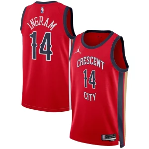 Brandon Dashing Ingram New Orleans Pelicans Jordan Brand Unisex Swingman Jersey Statement Edition Red - Maillot de collection - Un bijou pour les amateurs