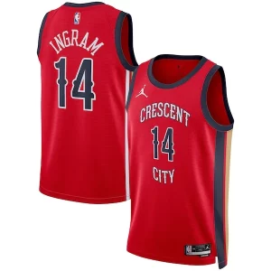 Brandon Ingram New Orleans Luxueux Pelicans Jordan Brand Unisex Swingman Jersey Statement Edition Red - Style contemporain - Restez à la mode avec ce maillot