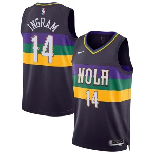 Brandon Ingram New Orleans Pelicans Nike Unisex 2022/23 Commémoratif Swingman Jersey City Edition Purple - Idéal pour les soirées de sport - Montrez votre style