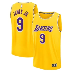 Bronny James Los Angeles Lakers Charming 2024 NBA Draft Fast Break Player Jersey Icon Edition Gold - Fait à la main - Un produit unique et de qualité