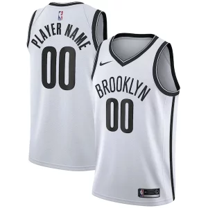 Brooklyn Nets Nike 2020/21 Swingman Custom Jersey Association Admirable Edition White - Pour les amateurs de basketball passionnés - Livraison rapide