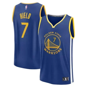 Buddy Hield Golden State Warriors Fast Break Replica Player Jersey Icon Edition Authentique Royal - Édition commemorative - Souvenez-vous des moments inoubliables