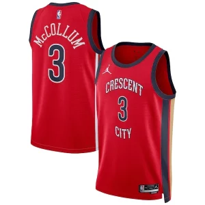 CJ McCollum New Orleans Pelicans Jordan Brand Unisex Swingman Jersey Statement Bold Edition Red - Offre d'achat groupé - Achetez avec vos amis et économisez