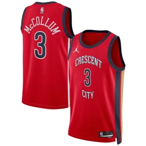 CJ McCollum New Orleans Unique Pelicans Jordan Brand Unisex Swingman Jersey Statement Edition Red - Giftez-le à un fan dévoué - Livraison en temps pour les fêtes