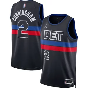 Cade Cunningham Detroit Pistons Jordan Exquisite Brand Unisex Swingman Jersey Statement Edition Black - Idéal pour les soirées de sport - Montrez votre style