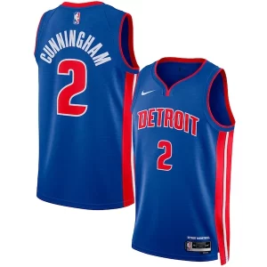 Cade Cunningham Detroit Pistons Nike Gracieux Unisex Swingman Jersey Icon Edition Blue/White - Design innovant - Écarte-vous du commun des mortels