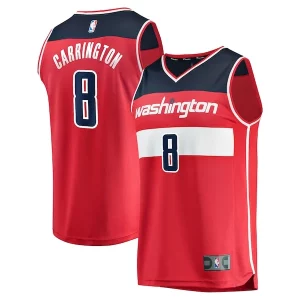 Carlton Carrington Washington Wizards Fast Break Replica Player Jersey Authentique Icon Edition Red - Maillot authentique - Reproduit avec soin