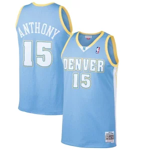 Carmelo Anthony Denver Nuggets Hardwood Classics Swingman Magnifique Jersey Light Blue - Vêtement de fan emblématique - Montrez votre amour pour l'équipe