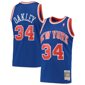 Charles Charming Oakley New York Knicks Hardwood Classics Swingman Jersey Blue - Giftez-le à un fan dévoué - Livraison en temps pour les fêtes