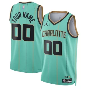 Charlotte Hornets Jordan Brand Unisex 2024/25 Custom Swingman Jersey City Edition Notable Mint - Parfait pour le match jour - Montrez votre support avec style