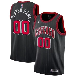 Chicago Bulls Jordan Brand Swingman Custom Bold Jersey Statement Edition Black - Dernières unités - Ne manquez pas cette opportunité