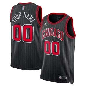 Chicago Exceptionnel Bulls Jordan Brand Unisex 2022/23 Swingman Custom Jersey Statement Edition Black - Pour les amateurs de basketball passionnés - Livraison rapide