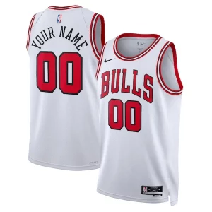 Chicago Bulls Distingué Nike Unisex Swingman Custom Jersey White Association Edition - Offre d'achat groupé - Achetez avec vos amis et économisez