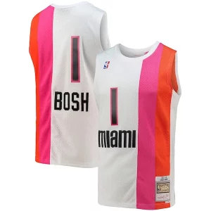 Chris Bosh Distingué Miami Heat 2001/02 Hardwood Classics Swingman Jersey White - Giftez-le à un fan dévoué - Livraison en temps pour les fêtes