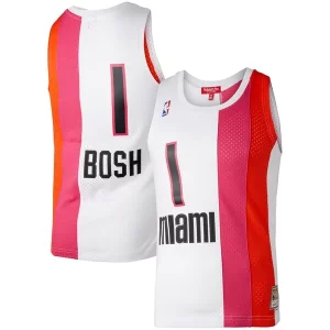 Chris Bosh Miami Heat Women's Exclusif Hardwood Classics 2011/12 Swingman Jersey White - Pour les fans de la ligue - Un maillot authentique de la compétition