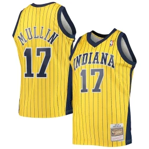 Chris Mullin Indiana Pacers 1999/00 Hardwood Exceptionnel Classics Swingman Jersey Gold - Style contemporain - Restez à la mode avec ce maillot