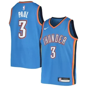 Chris Charming Paul Oklahoma City Thunder Nike Youth Team Swingman Jersey Blue - Maillot de championnat - Revivez les victoires glorieuses