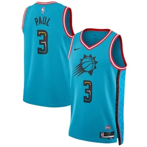 Chris Paul Phoenix Suns Unique Nike Unisex 2022/23 Swingman Jersey City Edition Turquoise - Collectionner ce maillot rare - Augmentez la valeur de votre collection