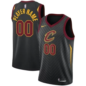 Cleveland Charming Cavaliers Nike Swingman Custom Jersey Black Statement Edition - Édition commemorative - Souvenez-vous des moments inoubliables