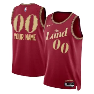 Cleveland Cavaliers Nike Unisex 2023/24 Custom Swingman Jersey Wine City Vibrant Edition - Collectionner ce maillot rare - Augmentez la valeur de votre collection