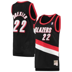 Clyde Drexler Portland Trail Prime Blazers Women's 1991/92 Hardwood Classics Swingman Jersey Black - Offre spéciale - Achetez maintenant et économisez