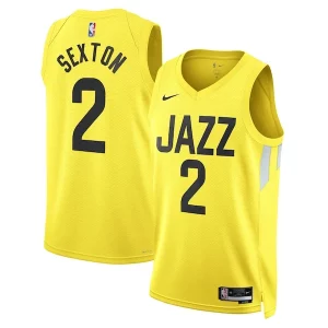 Collin Sexton Utah Jazz Nike Unisex Swingman Jersey Icon Edition Gold Exceptionnel - Maillot de qualité supérieure - Durable et résistant