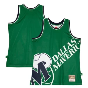 Dallas Mavericks Hardwood Classics Blown Admirable Out Fashion Jersey Green - Pour les joueurs de basketball amateurs - Adapté à tous les styles de jeu