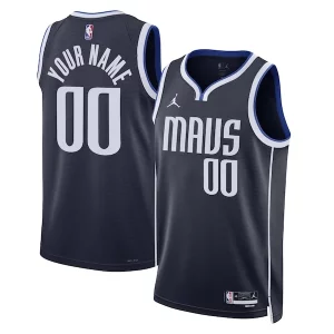 Dallas Premium Mavericks Jordan Brand Unisex 2022/23 Swingman Custom Jersey Statement Edition Navy - Idéal pour les collectionneurs - Qualité premium garantie