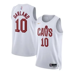 Darius Garland Cleveland Cavaliers Nike Unisex Charming Swingman Jersey Association Edition White/Wine - Édition commemorative - Souvenez-vous des moments inoubliables
