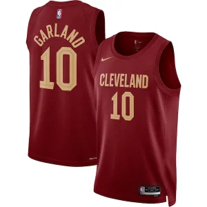 Darius Garland Cleveland Vibrant Cavaliers Nike Unisex Swingman Jersey Icon Edition Wine/White - Maillot de championnat - Revivez les victoires glorieuses