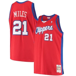 Darius Miles LA Clippers Hardwood Classics Sophistiqué Swingman Jersey Red - Idéal pour les soirées de sport - Montrez votre style